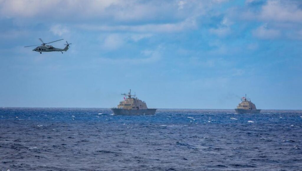 Корабли Freedom проводят учения ВМС США в Атлантике (фото)