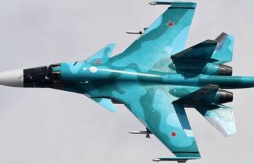 Российский Су-34 “Красный 01” ВКС РФ попал в ДТП из-за снега (видео)