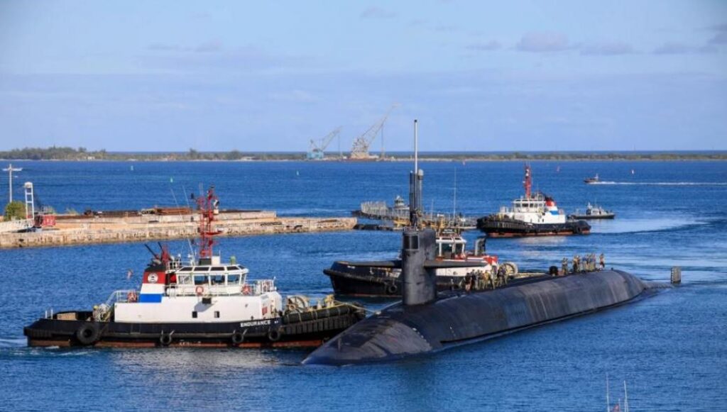 Подводная лодка класса Ohio USS Nevada посетила базу на Гуаме