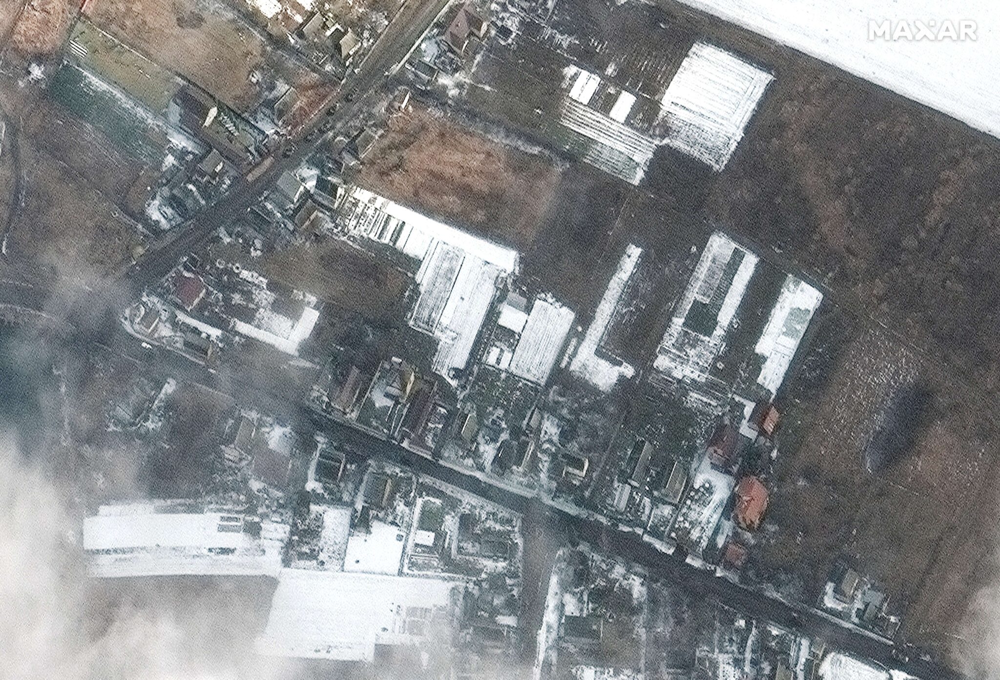 Снимок со спутника аэропорт Антонов