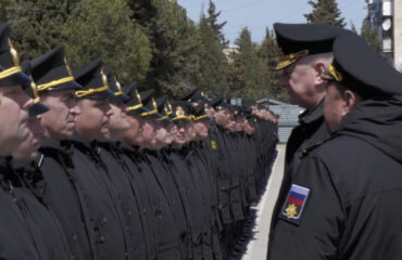 Командование Черноморского флота провело встречу с экипажем ракетного крейсера «Москва» в Севастополе