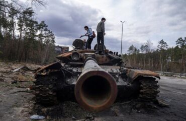 За секунду до взрыва: кадры уничтожения танка украинских боевиков ударным беспилотником